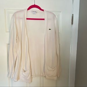 ** LACOSTE BUTTON DOWN CARDIGAN **